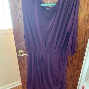 Hanes purple dress